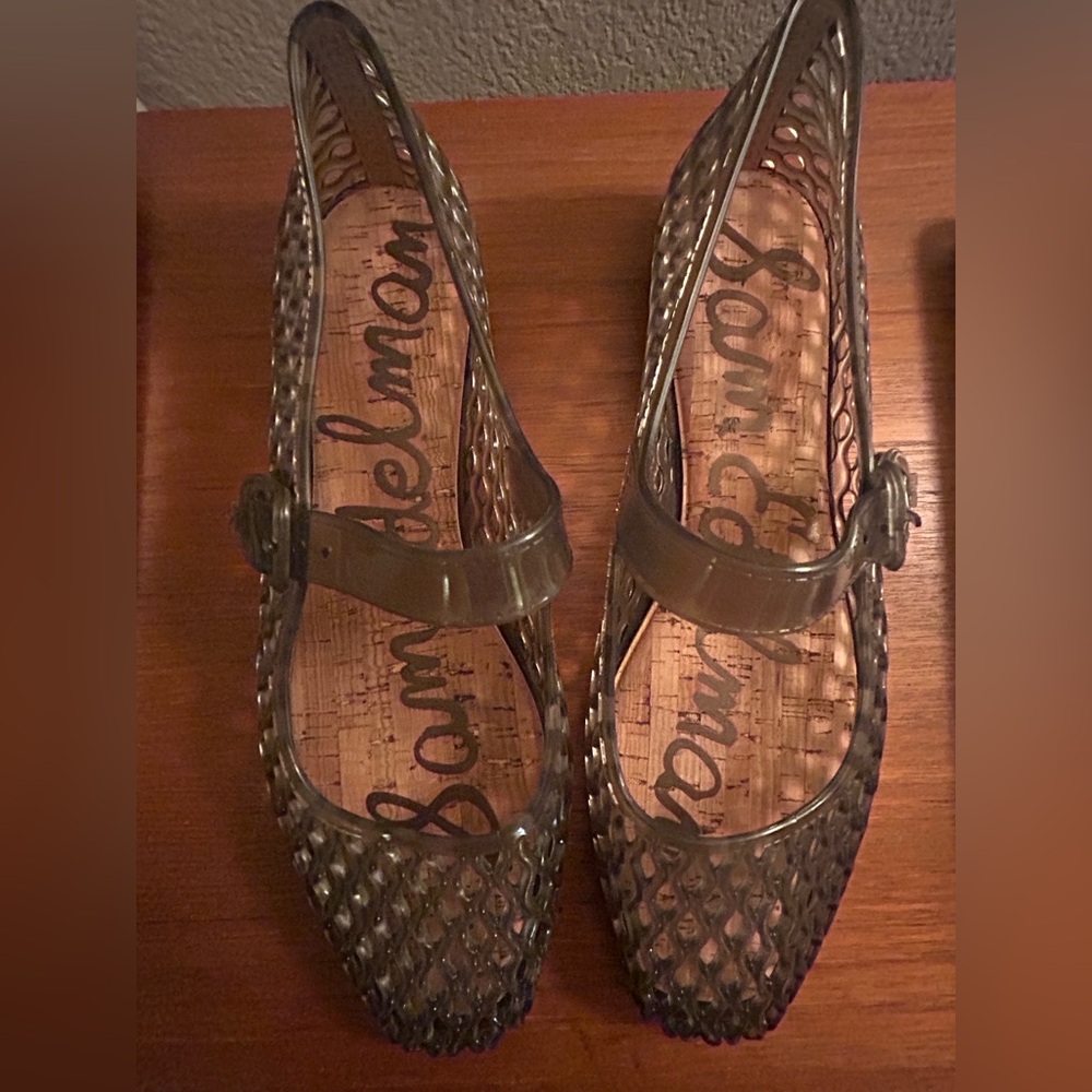 Sam Edelman Women's Brown Jelly Flats